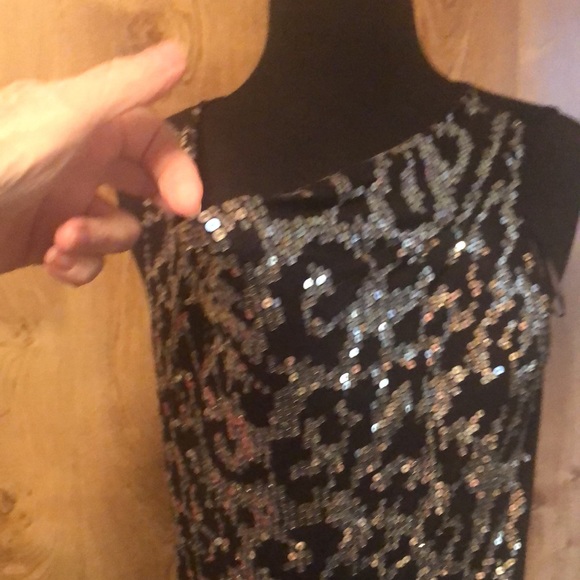 Pretty Silver Sequin Michael Kors Blouse - Picture 7 of 13